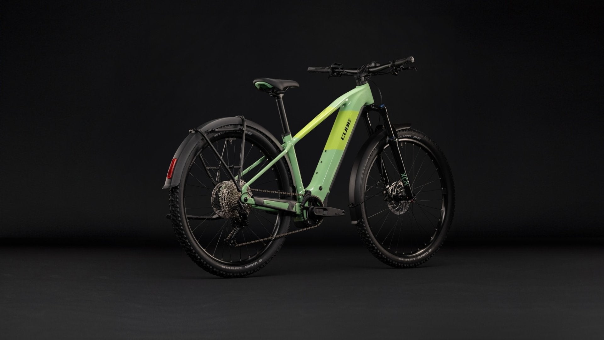 CUBE REACTION HYBRID ONE 720 FE HARDTAIL eMTB BIKE 2027 CACTUS 'N' BLACK
