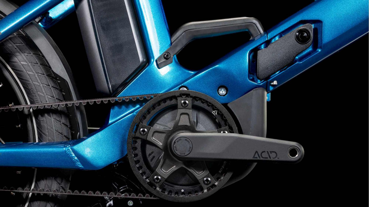 CUBE FOLD HYBRID COMFORT 500 eBIKE 2025 ELECTRICBLUE´ N ´REFLECT