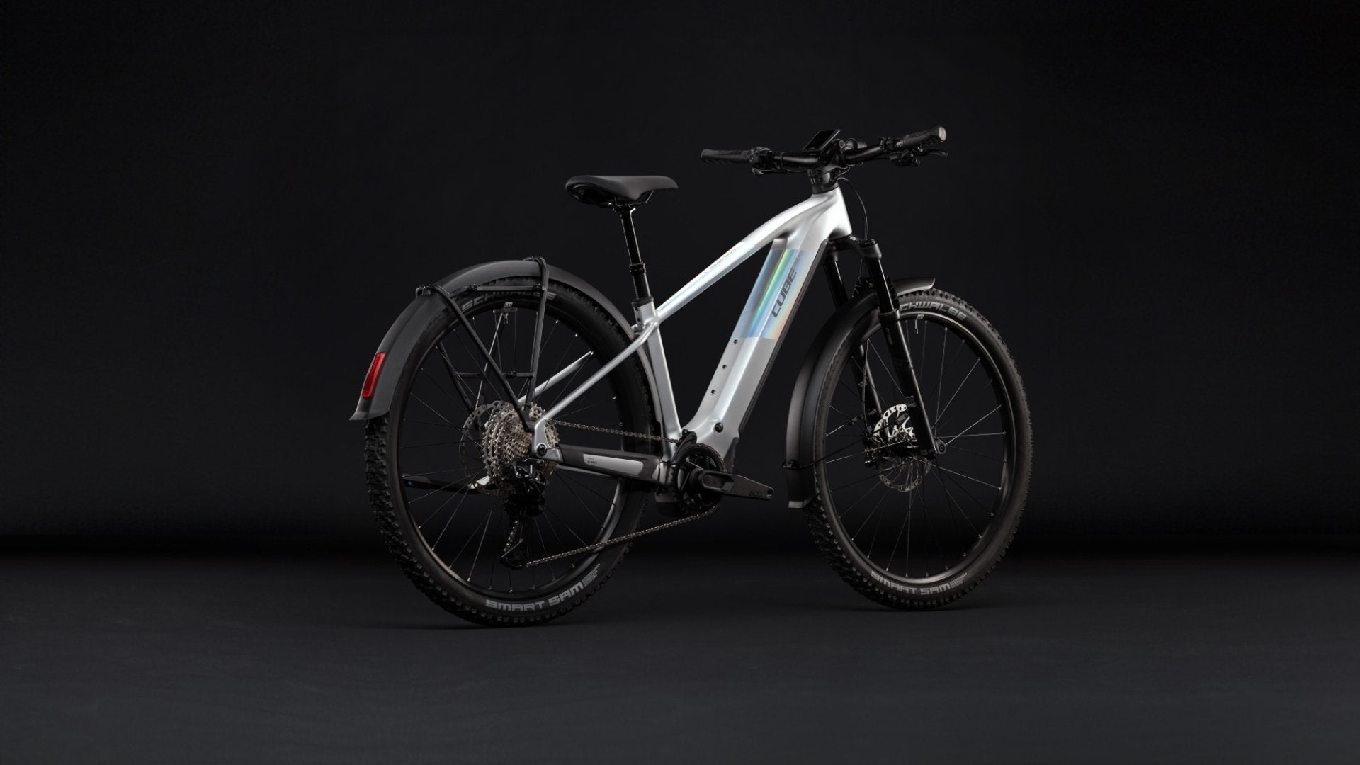 CUBE REACTION HYBRID SLX 800 FE HARDTAIL eMTB BIKE 2027 PLATINUM 'N' REFLEX