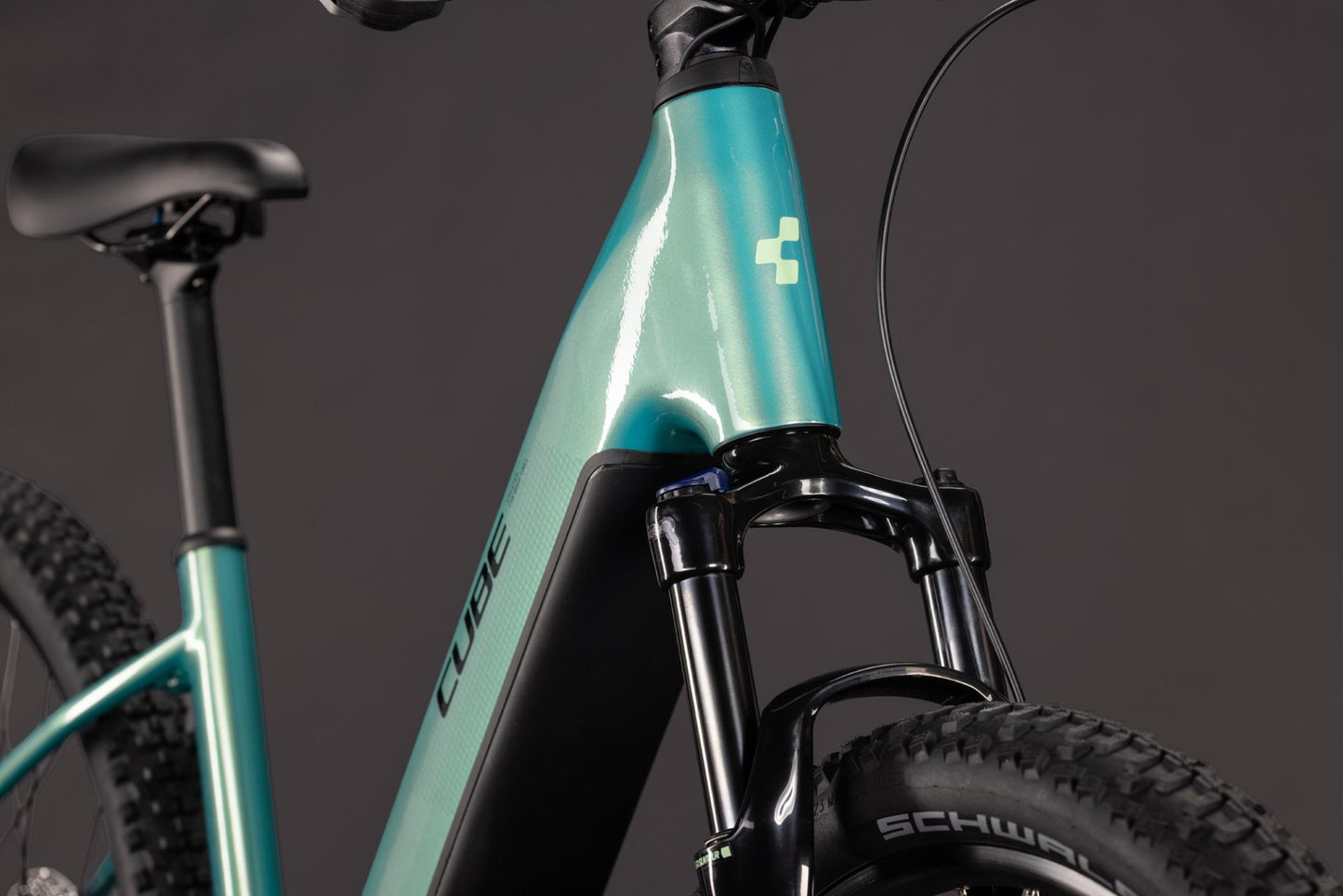 CUBE REACTION HYBRID PERFORMANCE 720 HARDTAIL eMTB BIKE 2027 MALDIVIAN 'N' BLACK (EASY ENTRY)