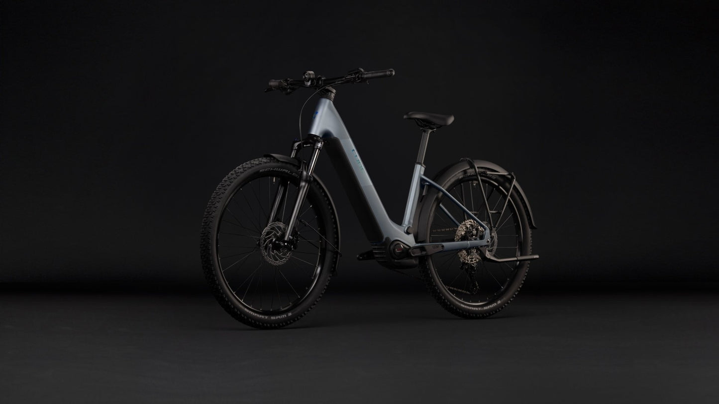 CUBE REACTION HYBRID PERFORMANCE 720 FE HARDTAIL eMTB BIKE 2027 ASHGREY 'N' PRISM (EASY ENTRY)