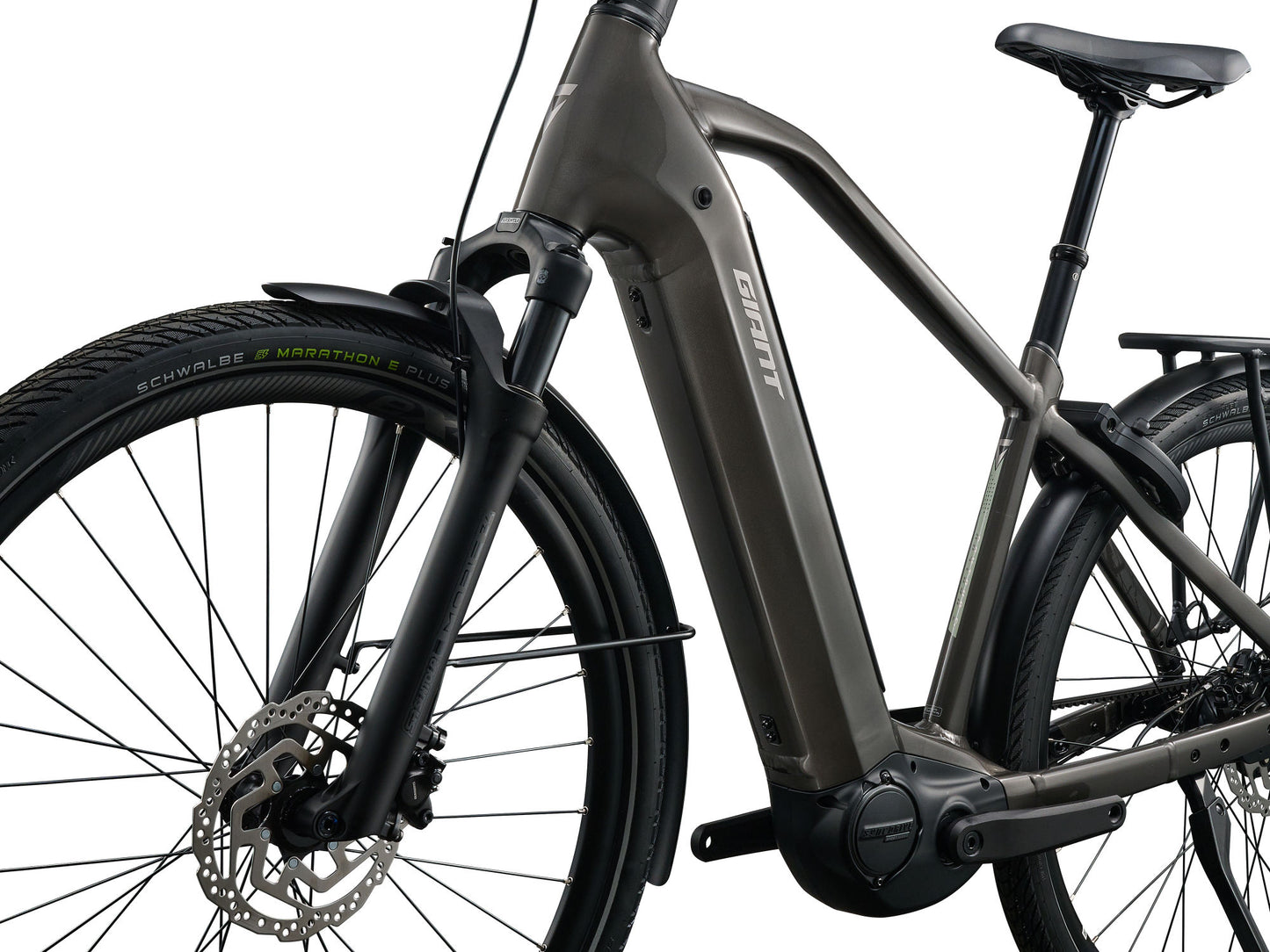 GIANT ANYTOUR E+ 3 DD 625Wh ELECTRIC HYBRID BIKE 2027 STEALTH CHROME