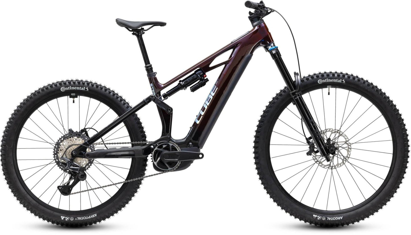 CUBE STEREO HYBRID ONE77 HPC SLX 800 eMTB BIKE 2027 LIQUIDRED 'N' BLACK