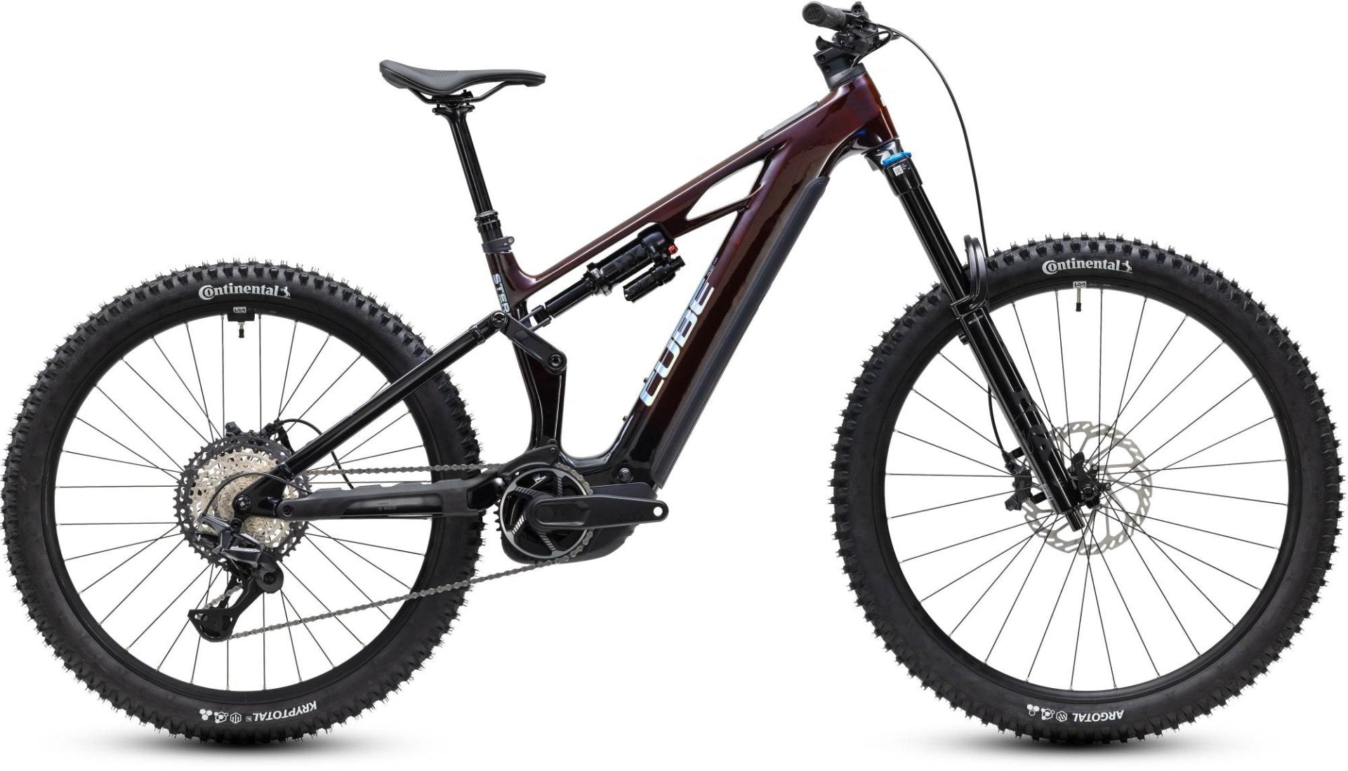 CUBE STEREO HYBRID ONE77 HPC SLX 800 eMTB BIKE 2027 LIQUIDRED 'N' BLACK