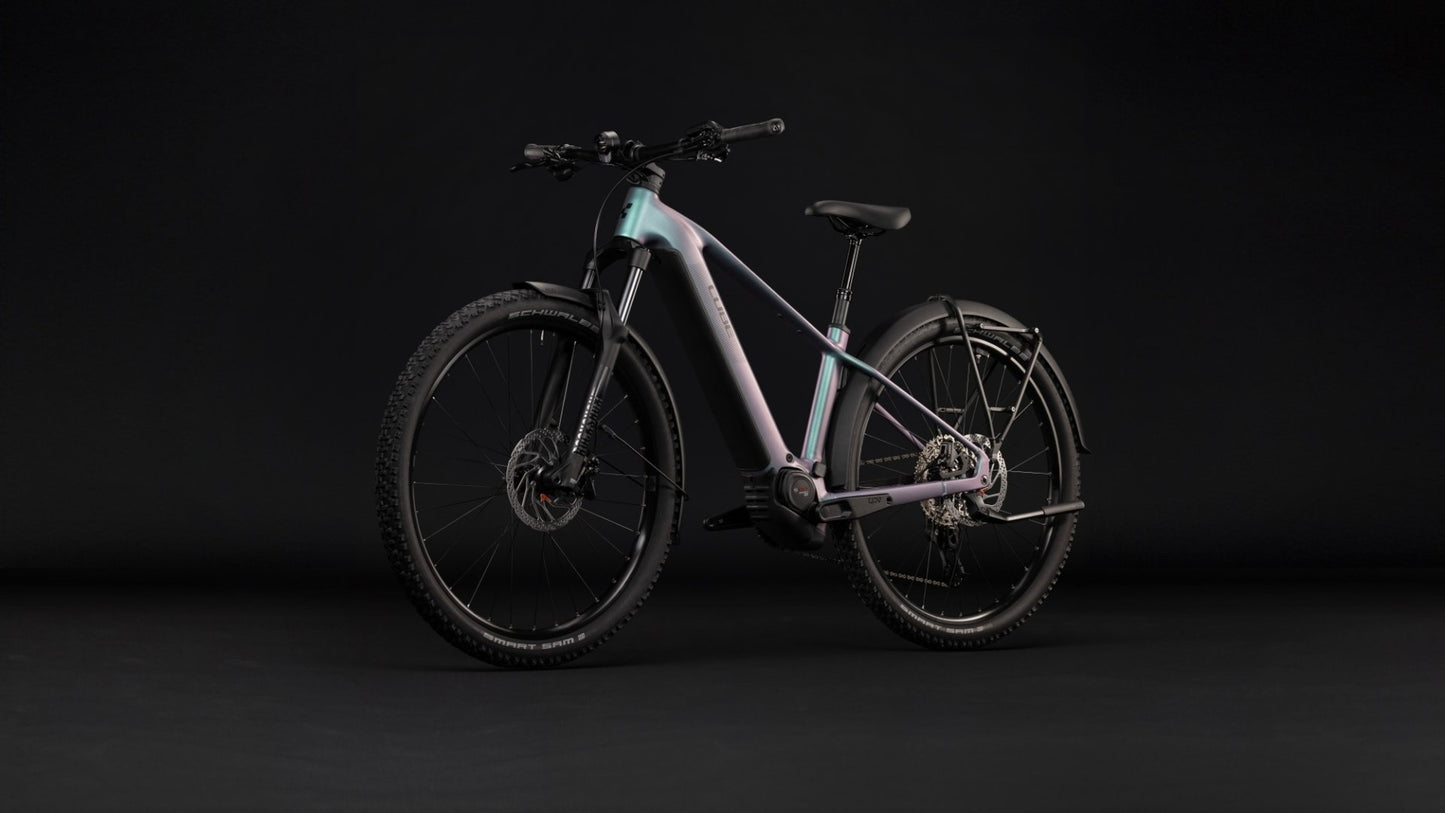 CUBE REACTION HYBRID PRO 800 FE HARDTAIL eMTB BIKE 2027 POLARLIGHT 'N' BLACK