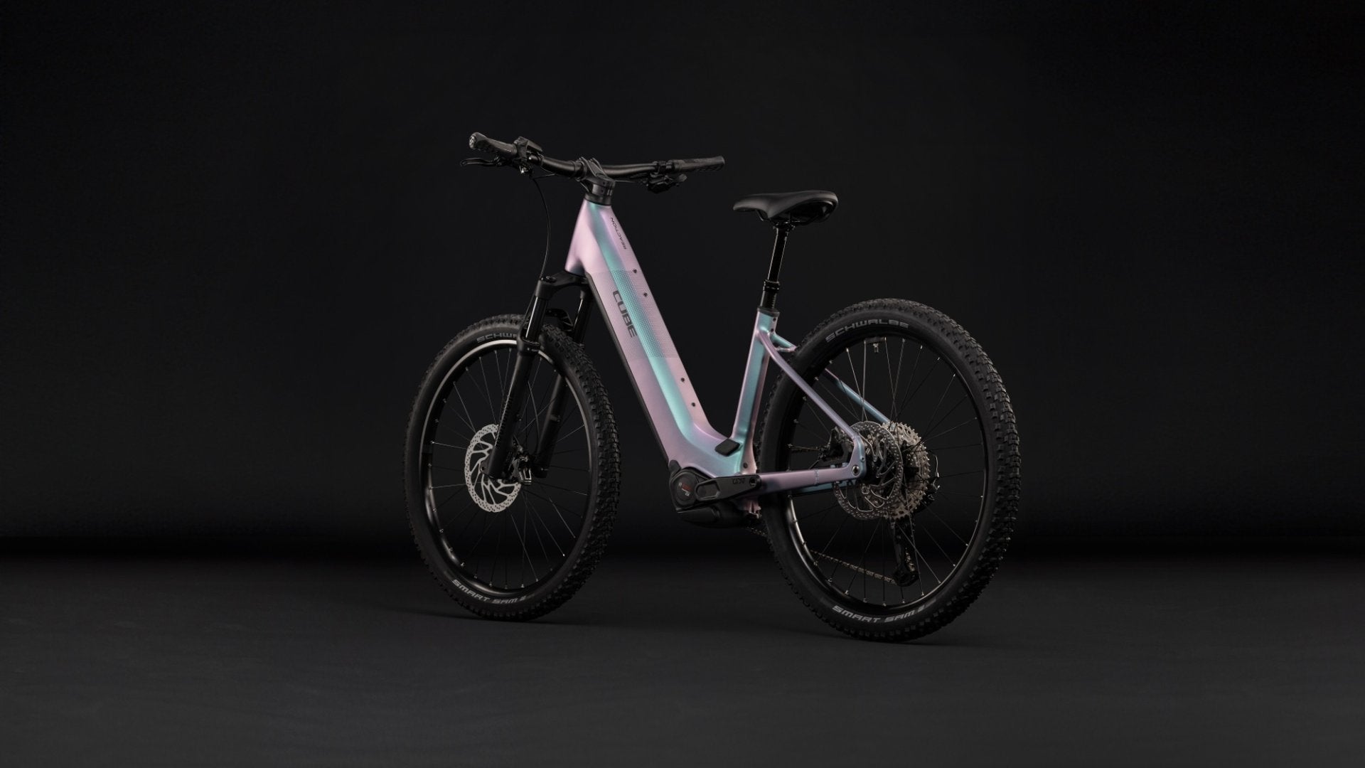 CUBE REACTION HYBRID PRO 800 HARDTAIL eMTB BIKE 2027 POLARLIGHT 'N' BLACK (EASY ENTRY)