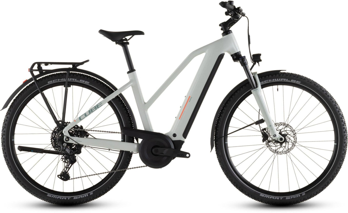 CUBE NURIDE HYBRID PERFORMANCE 600 TRAPEZE eTREKKING BIKE 2026 DESERTSTONE' N 'GREY