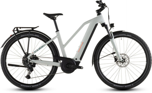 CUBE NURIDE HYBRID PERFORMANCE 600 TRAPEZE eTREKKING BIKE 2026 DESERTSTONE' N 'GREY