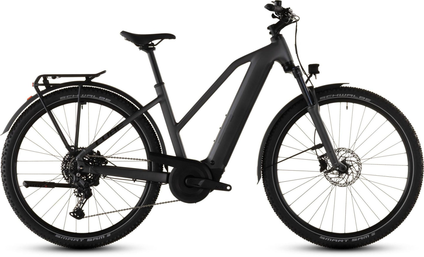 CUBE NURIDE HYBRID PERFORMANCE 600 TRAPEZE eTREKKING BIKE 2026 SLABGREY' N 'BLACK