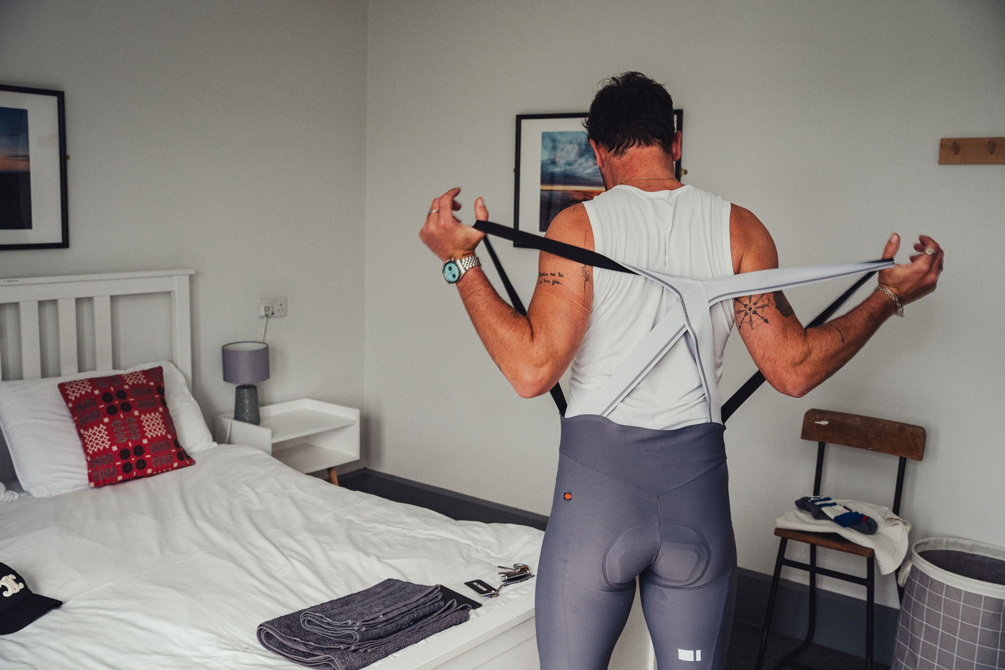 MADISON FLUX EIT BIBSHORT STEEL GREY