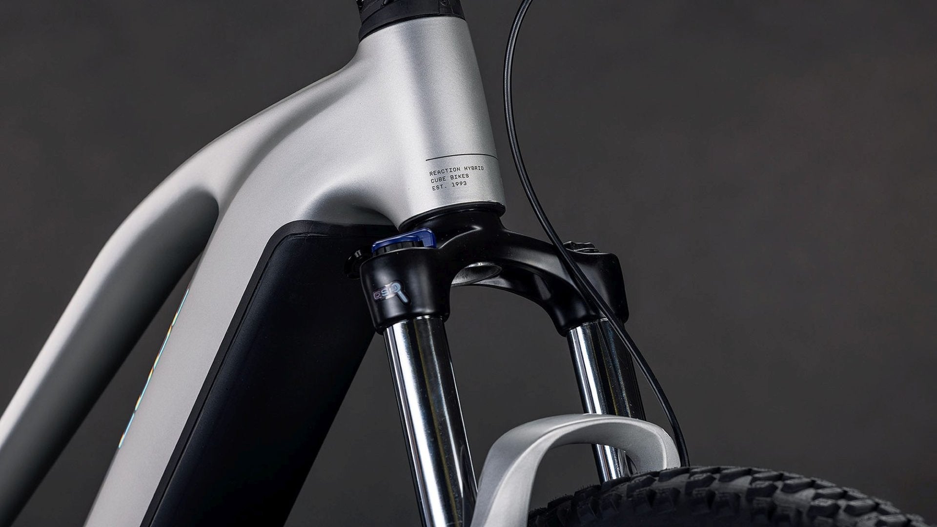 CUBE REACTION HYBRID ONE 800 TRAPEZE eMTB BIKE 2026 SLEEKGREY' N 'PRISM