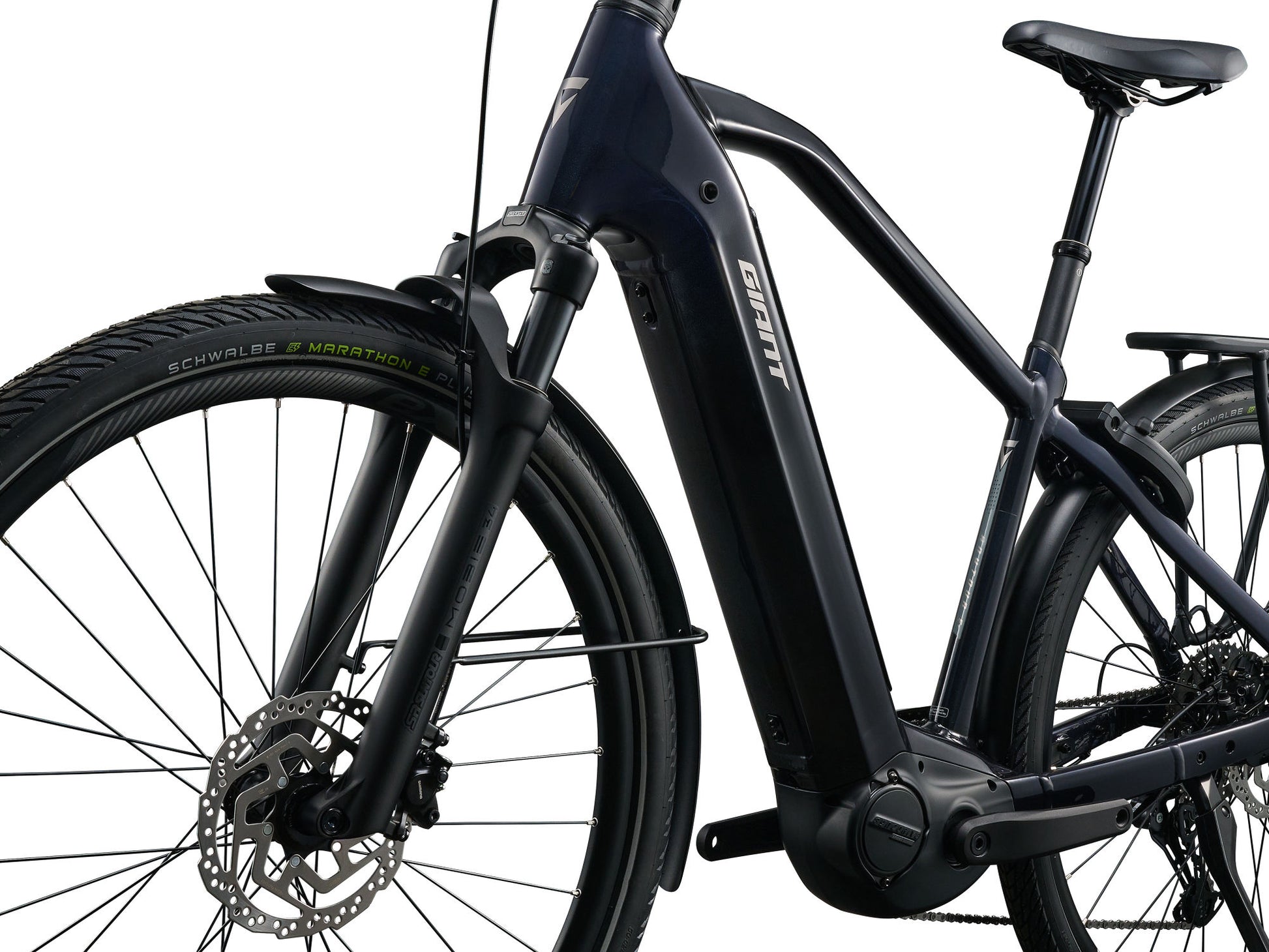 GIANT ANYTOUR E+ 4 DD 625Wh ELECTRIC HYBRID BIKE 2027 COLD NIGHT