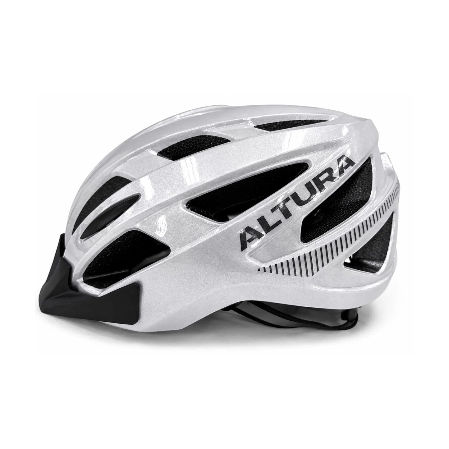 ALTURA AIRSTREAM CYCLING HELMET GLOSS SILVER REFLECTIVE