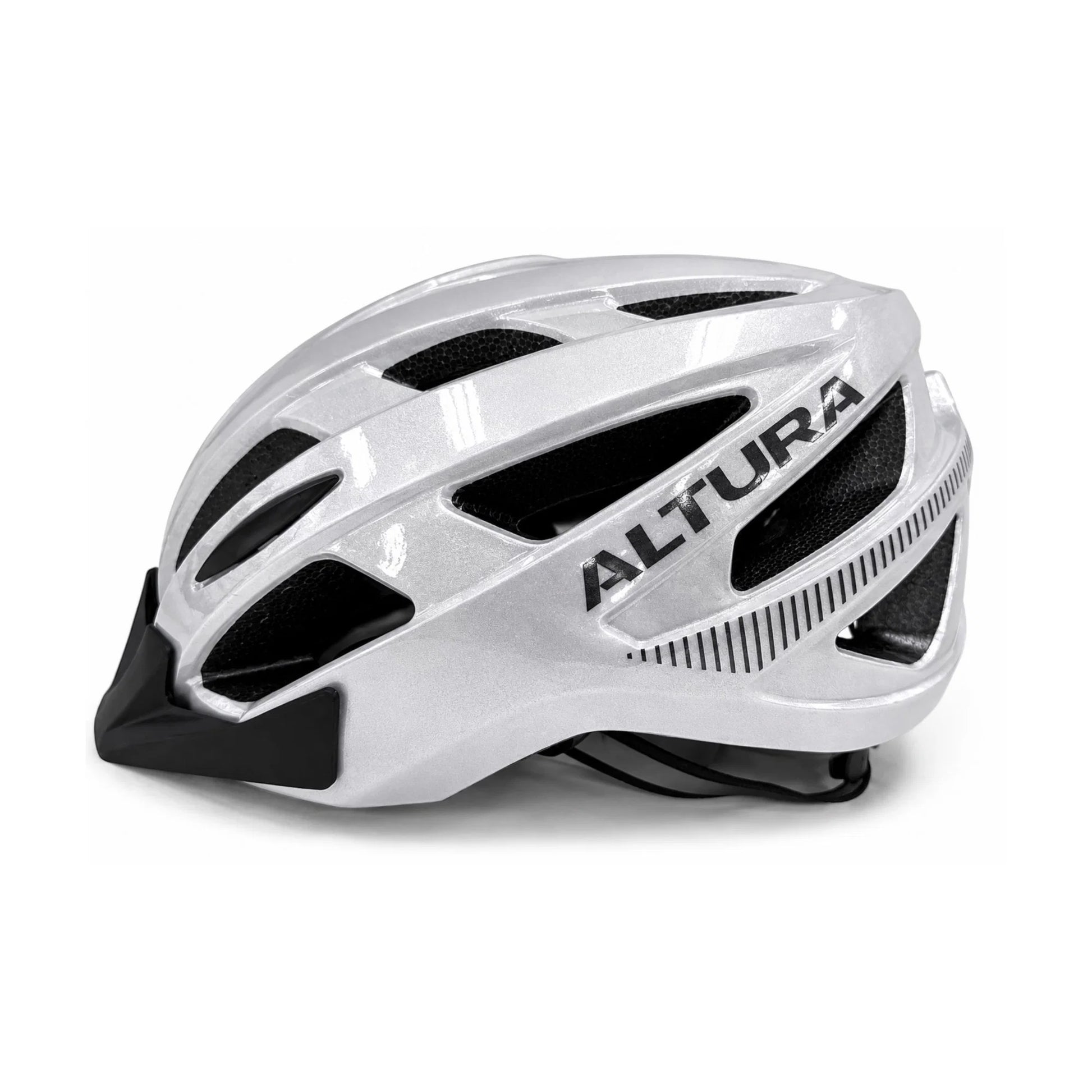 ALTURA AIRSTREAM CYCLING HELMET GLOSS SILVER REFLECTIVE