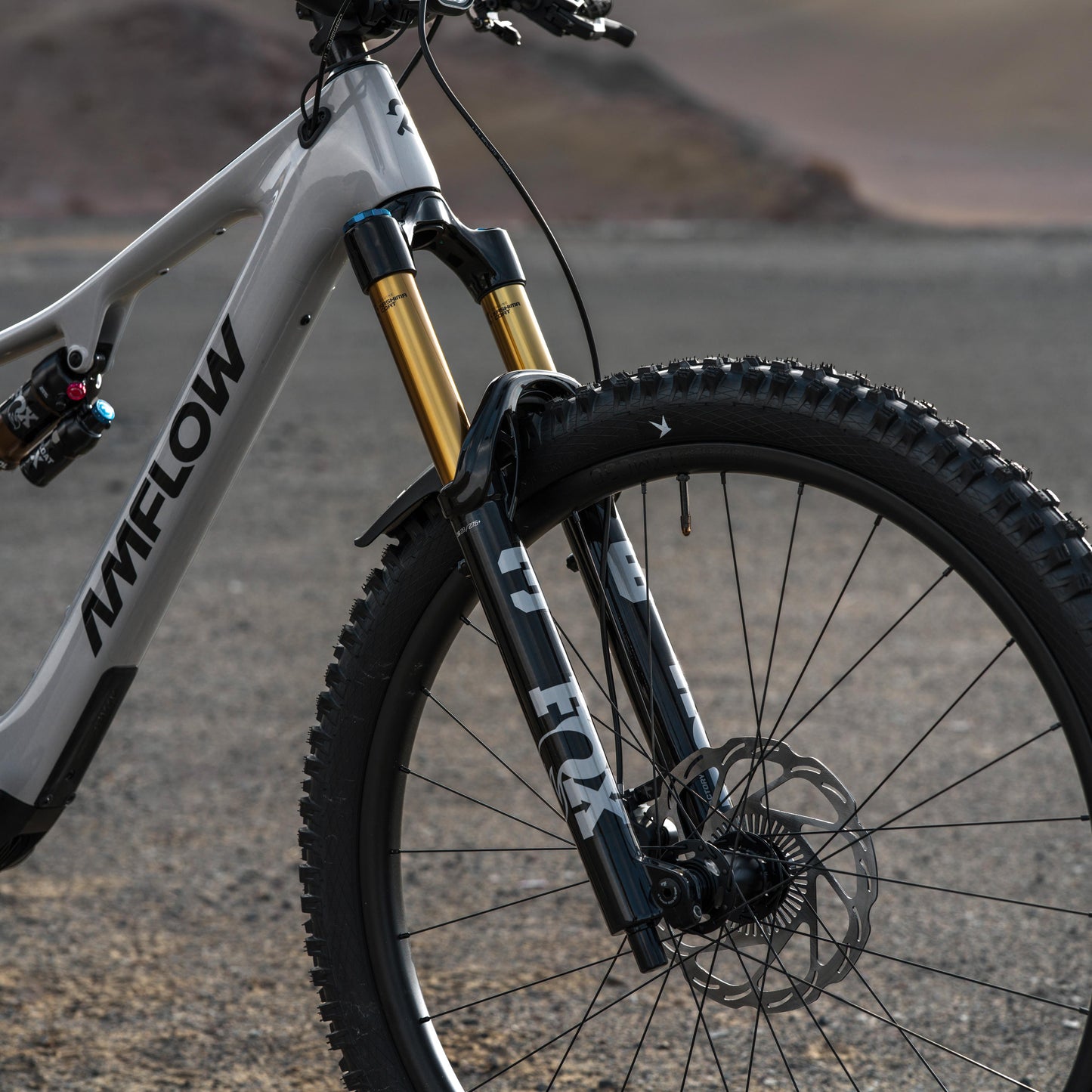 AMFLOW PX CARBON PRO 700Wh FULL SUSPENSION eMTB BIKE 2027 MOONSTONE GREY