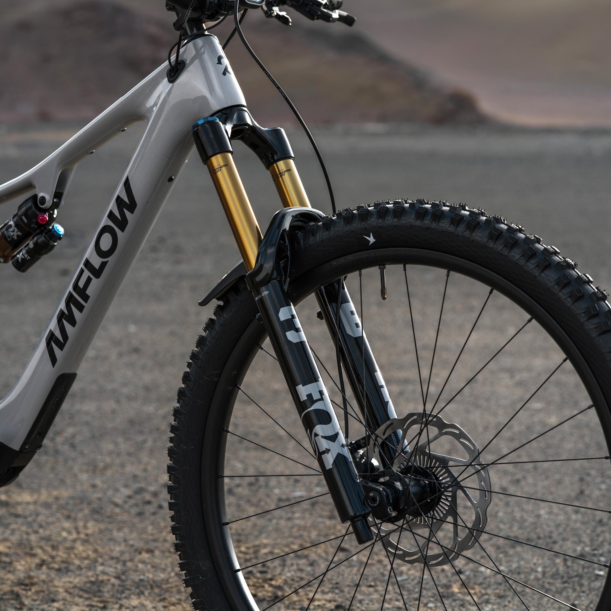 AMFLOW PX CARBON PRO 700Wh FULL SUSPENSION eMTB BIKE 2027 MOONSTONE GREY