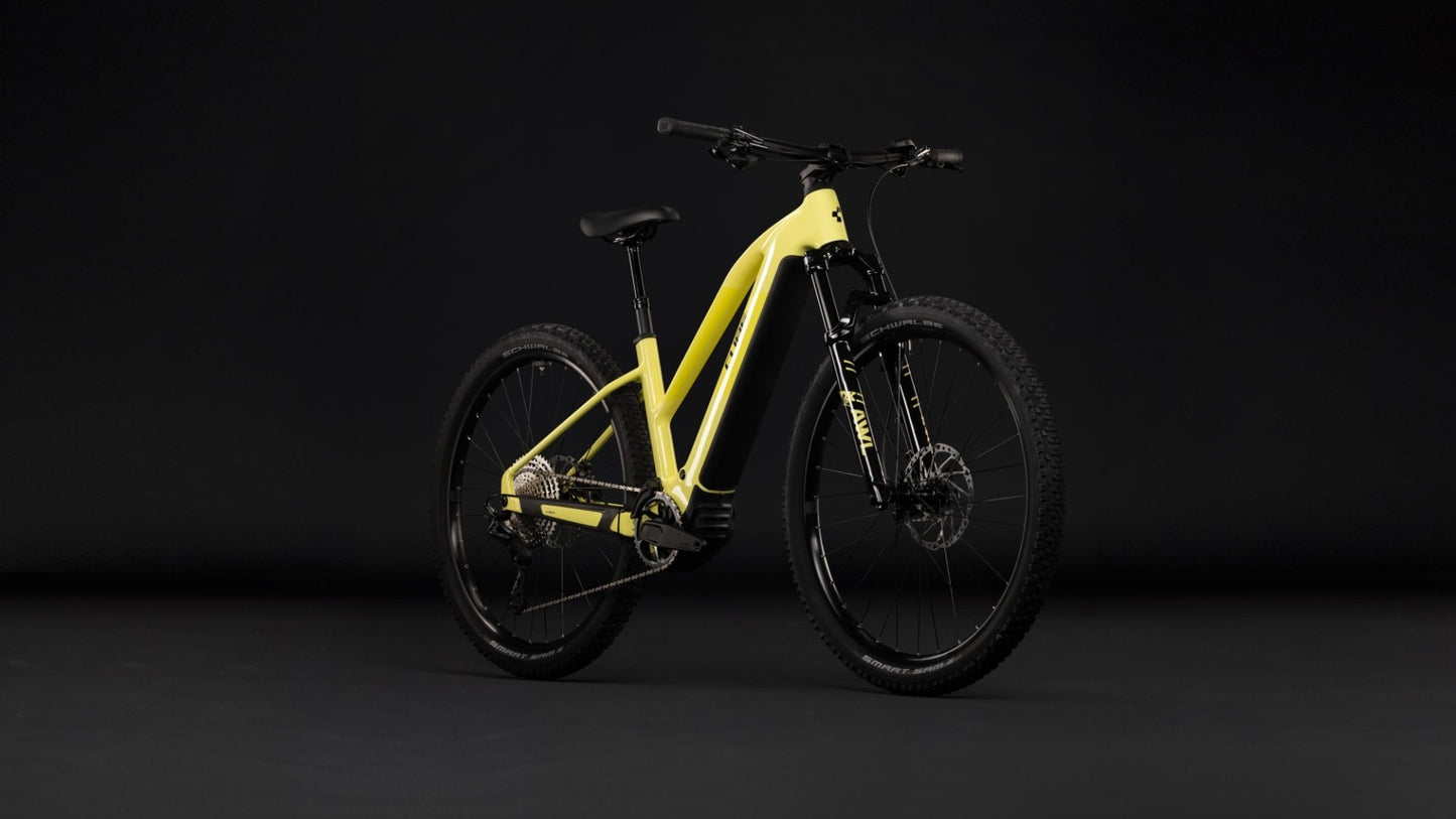CUBE REACTION HYBRID RACE 800 eMTB BIKE 2027 BANANASPLIT 'N' BLACK (TRAPEZE)