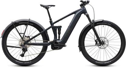 CUBE STEREO HYBRID ONE44 ELECTRIC MTB BIKE 2027 COAL 'N' BLACK