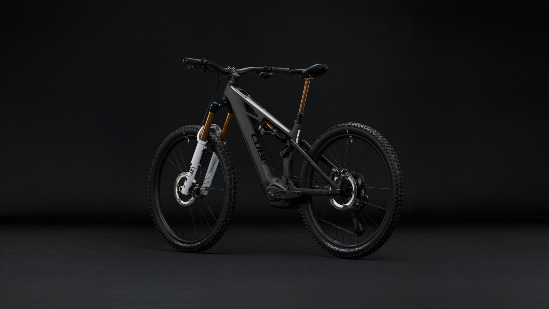 CUBE STEREO HYBRID ONE77 HPC AT 800 eMTB BIKE 2027 CARBON 'N' WHITE