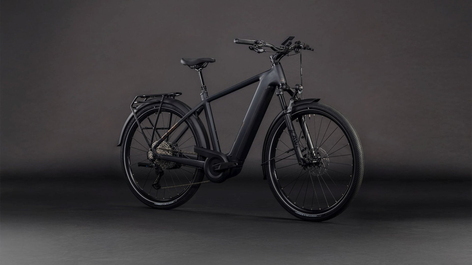 CUBE NURIDE HYBRID SLX 800 eTREKKING BIKE 2026 BLACK' N 'GOLD