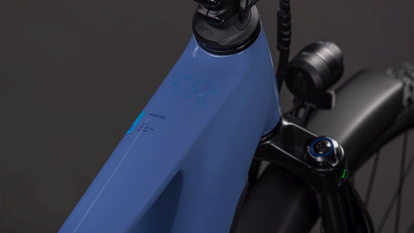 CUBE NURIDE HYBRID EXC 800 eTREKKING BIKE 2026 JEANSBLUE' N 'BLUE