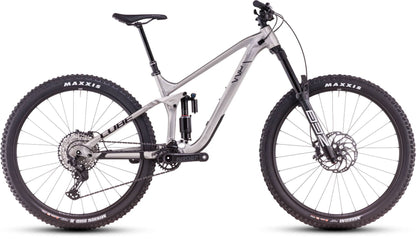 CUBE STEREO ONE77 RACE 29 MTB BIKE 2025 RAWMETAL' N 'BLACK
