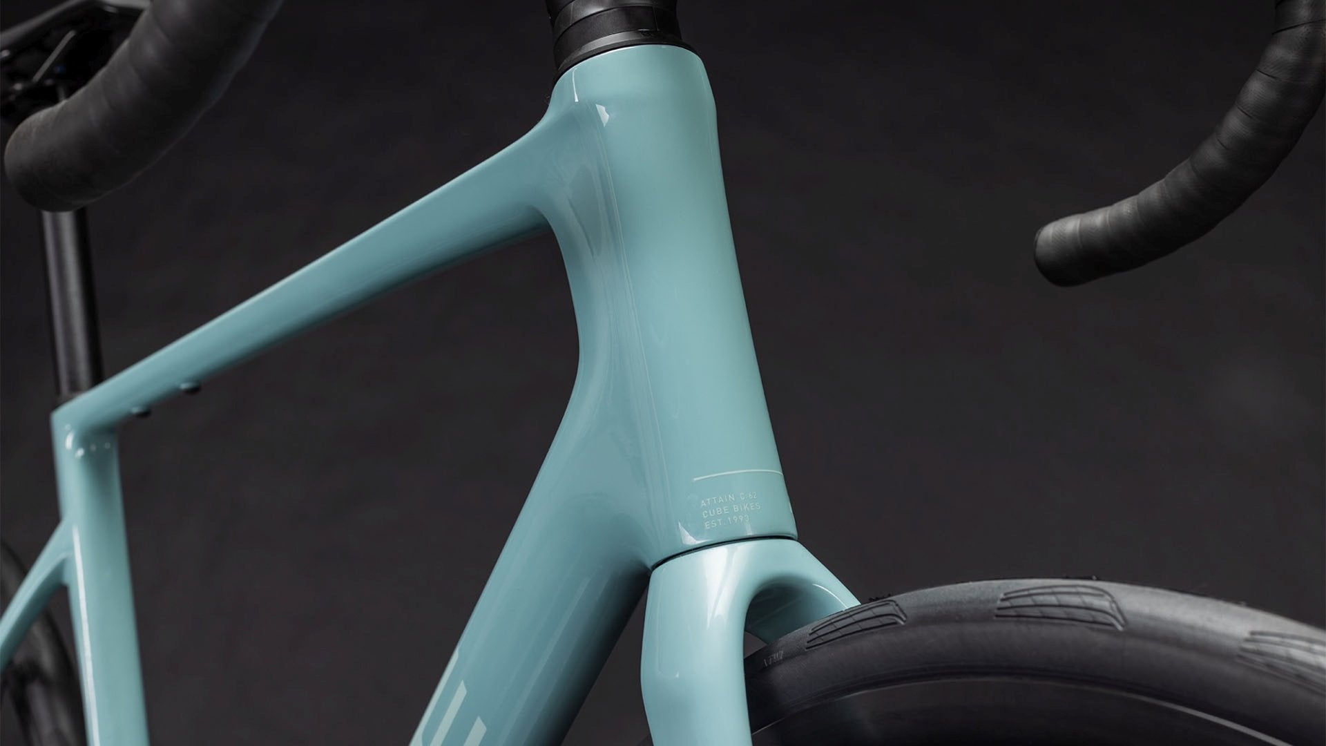 CUBE ATTAIN C:62 RACE ROAD BIKE 2026 SKYLIGHT' N 'CYAN