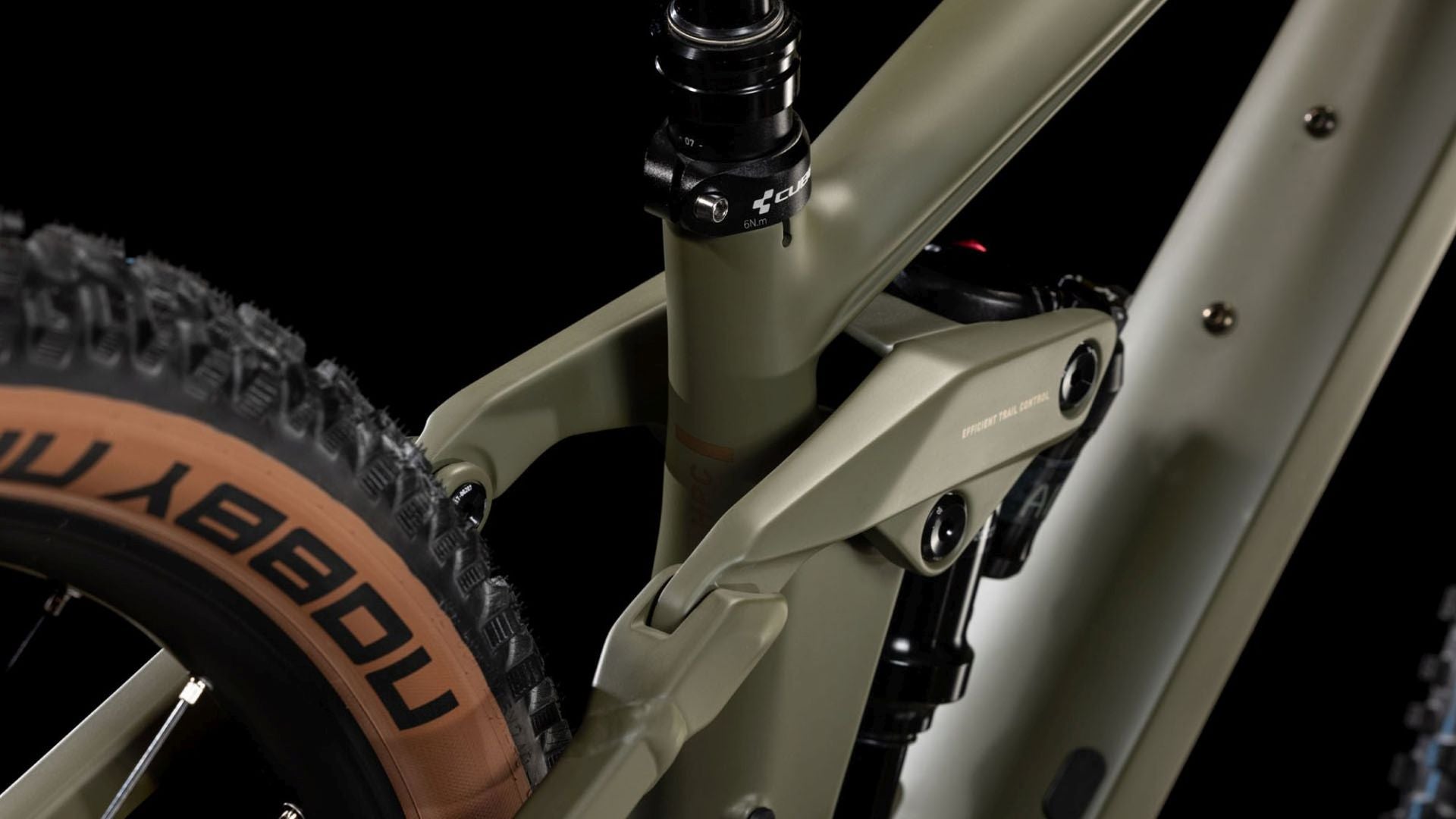 CUBE STEREO ONE44 HPC ROOKIE KID'S FS MTB BIKE 2026 DUSTYOLIVE' N 'GOLD