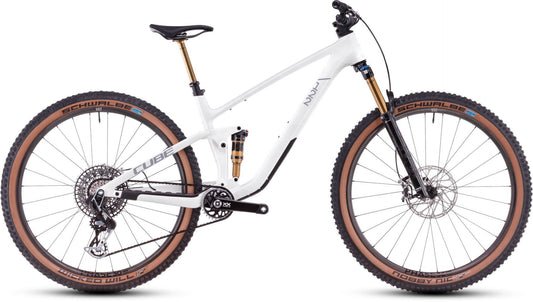CUBE STEREO ONE22 C:62 SLT 29 FS MTB BIKE 2026 METALLICWHITE' N 'BLACK