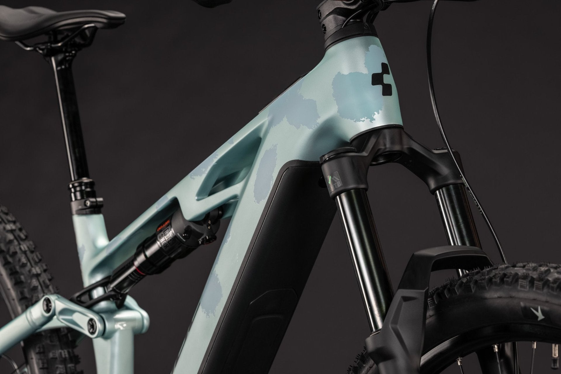 CUBE STEREO HYBRID ONE44 HPC PRO 800 eMTB BIKE 2027 PEARLAQUA 'N' BLACK