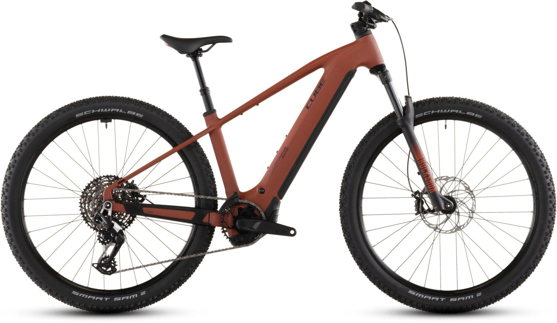 CUBE REACTION HYBRID RACE 800 eMTB BIKE 2026 AMBER' N 'BLACK