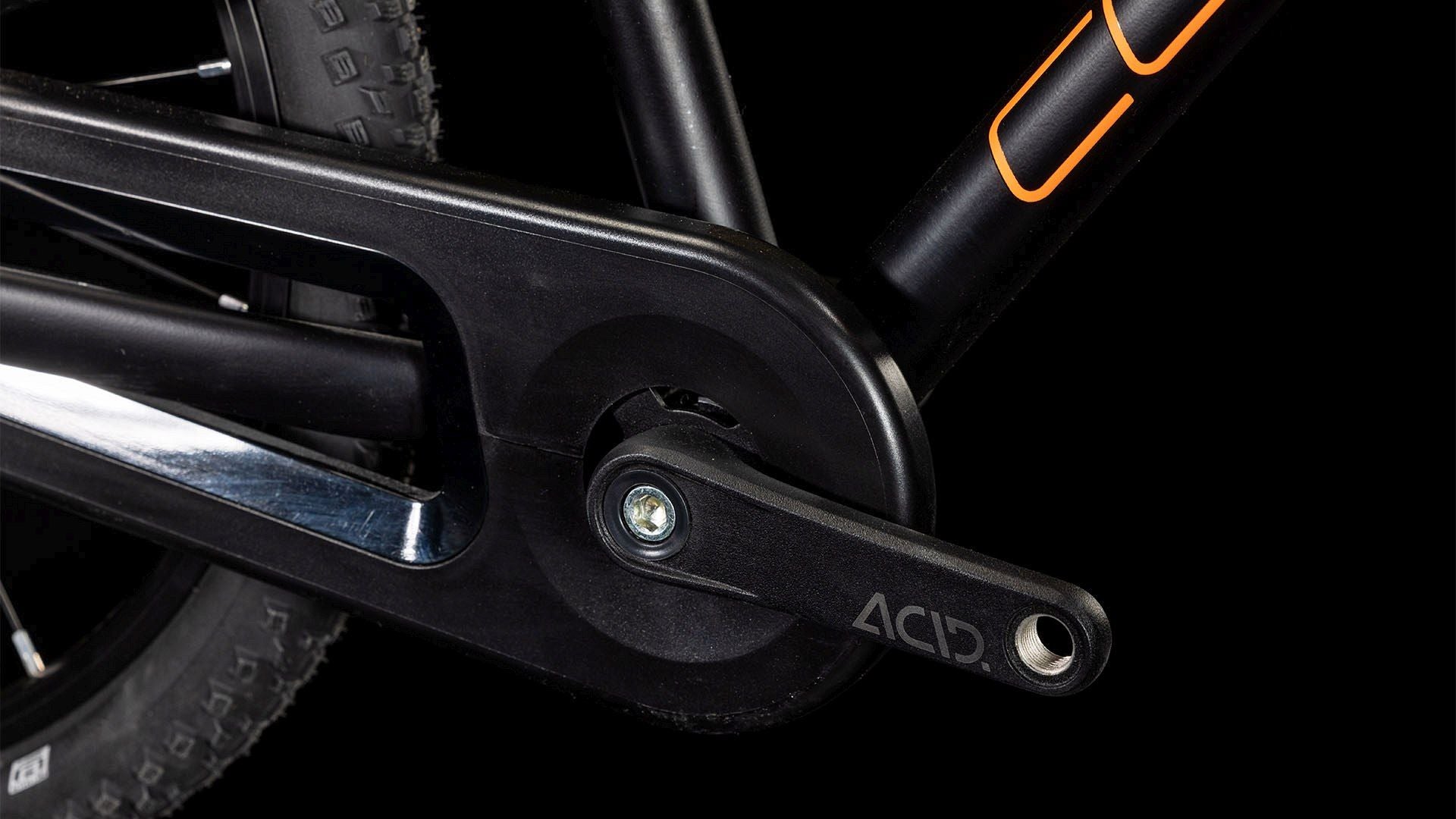 CUBE NUMOVE 180 KID'S MTB BIKE 2025 BLACK' N 'ORANGE