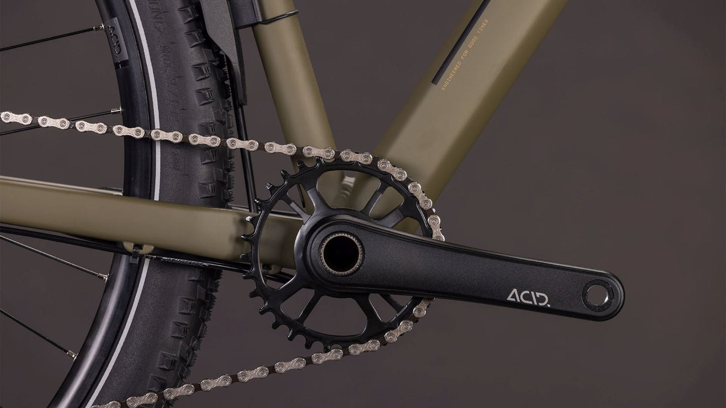 CUBE AIM SLX FE HARDTAIL MTB BIKE 2026 DUSTYOLIVE' N 'GOLD