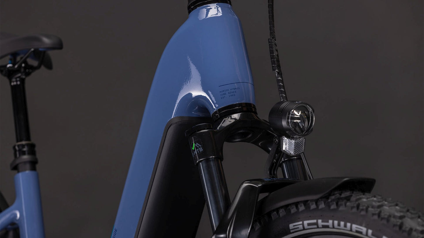 CUBE NURIDE HYBRID EXC 800 EASY ENTRY eTREKKING BIKE 2026 JEANSBLUE' N 'BLUE