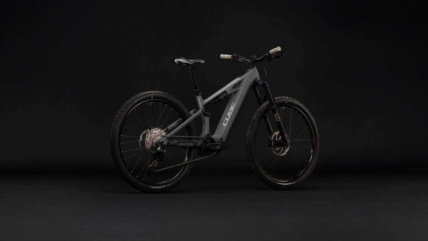 CUBE STEREO HYBRID ONE44 HPC PRO 800 eMTB BIKE 2027 OLDGREY 'N' BLACK