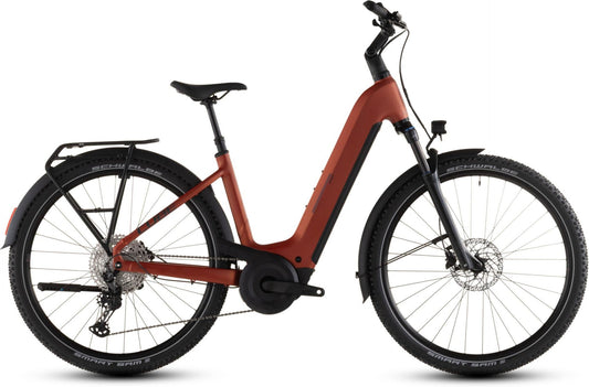 CUBE NURIDE HYBRID PRO 600 EASY ENTRY eTREKKING BIKE 2026 CHILLI' N 'BLACK