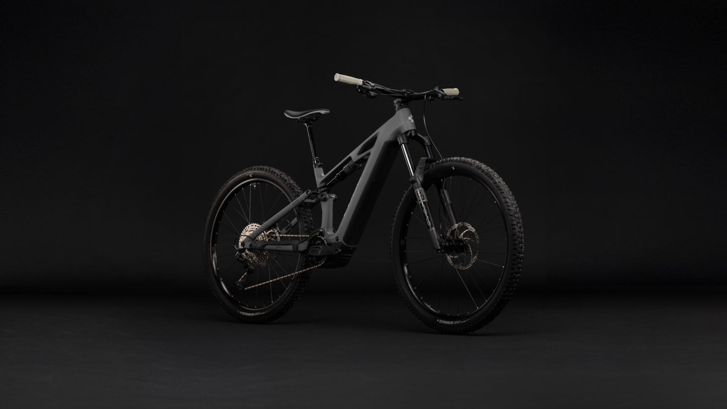CUBE STEREO HYBRID ONE44 HPC PRO 800 eMTB BIKE 2027 OLDGREY 'N' BLACK