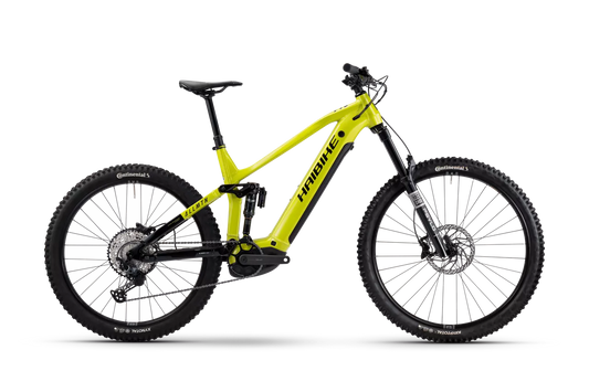 HAIBIKE ALLMTN 6 FULL SUSPENSION eMTB BIKE 2025 GLOSSY NEBULAR LIME/BLACK