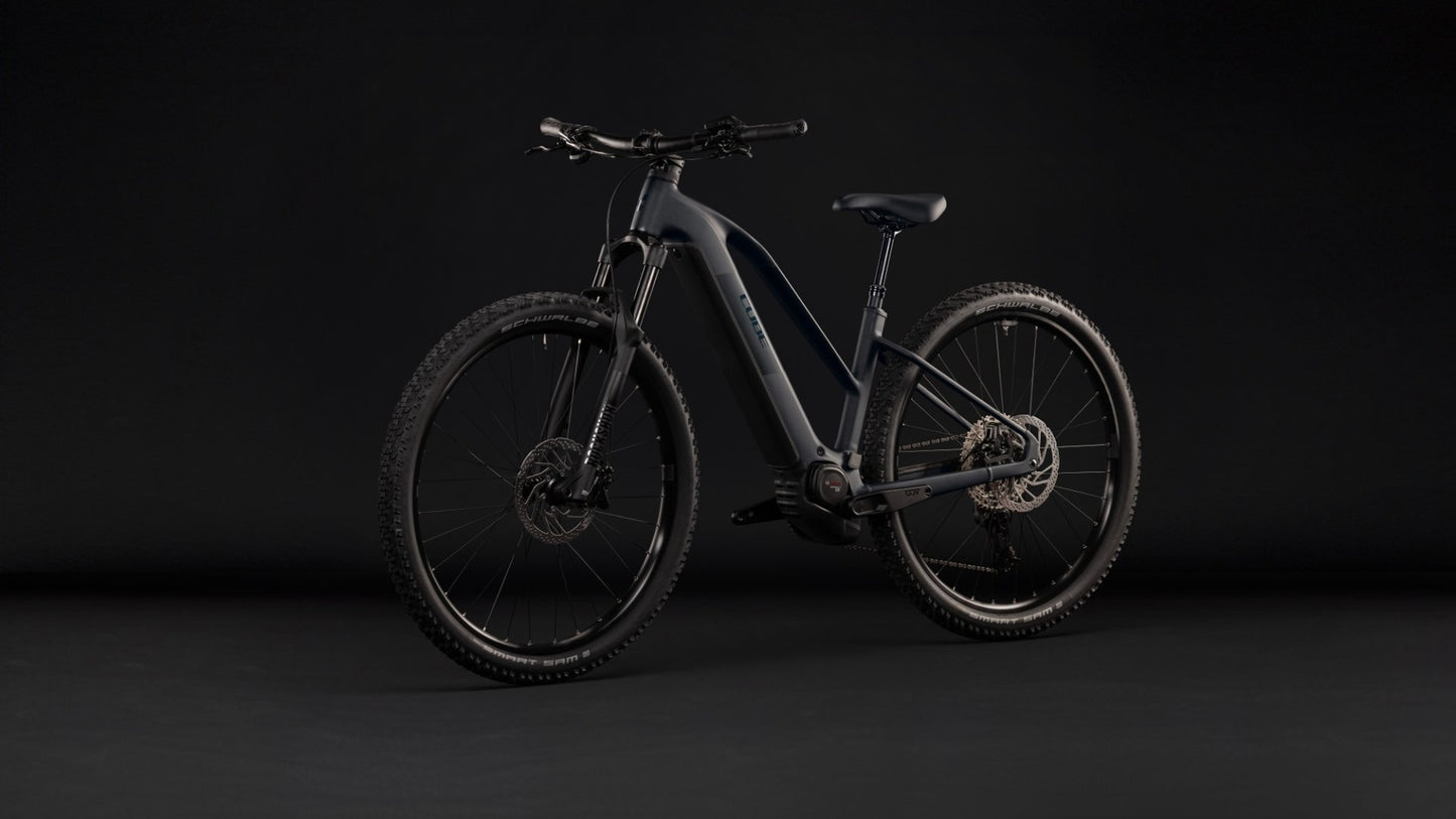 CUBE REACTION HYBRID PRO 800 HARDTAIL eMTB BIKE 2027 SILVERDUST 'N' PRISM (TRAPEZE)