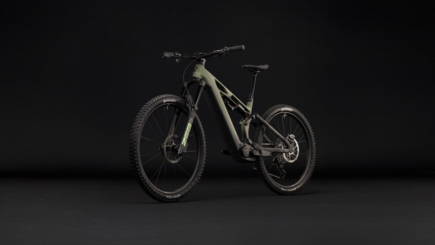 CUBE STEREO HYBRID ONE77 HPC TM 800 eMTB BIKE 2027 REEDGREEN 'N' GILLS