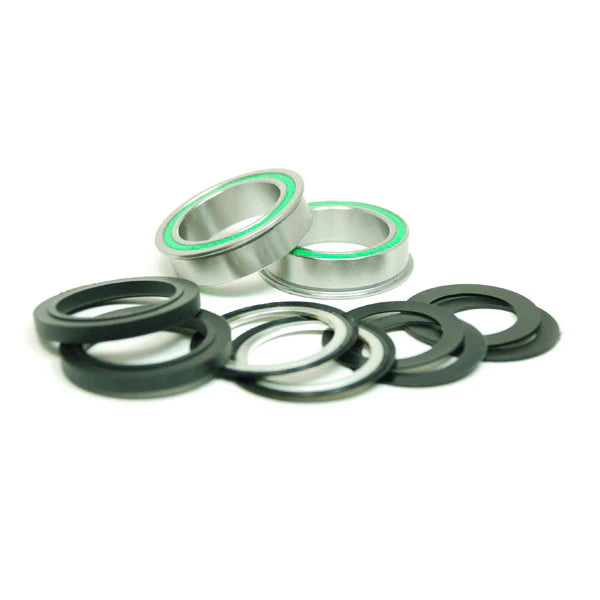 WHEELS MANUFACTURING BB86 TO 28/30mm FLANGED, DUAL ROW PRESSFIT 86/92 FOR PRAXIS - COMPATIBLE CRANKS ABEC-3 BOTTOM BRACKET