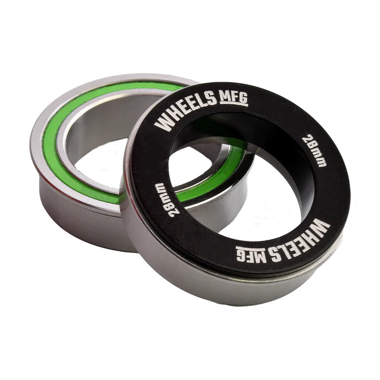 WHEELS MANUFACTURING BB86 TO 28/30mm FLANGED, DUAL ROW PRESSFIT 86/92 FOR PRAXIS - COMPATIBLE CRANKS ABEC-3 BOTTOM BRACKET