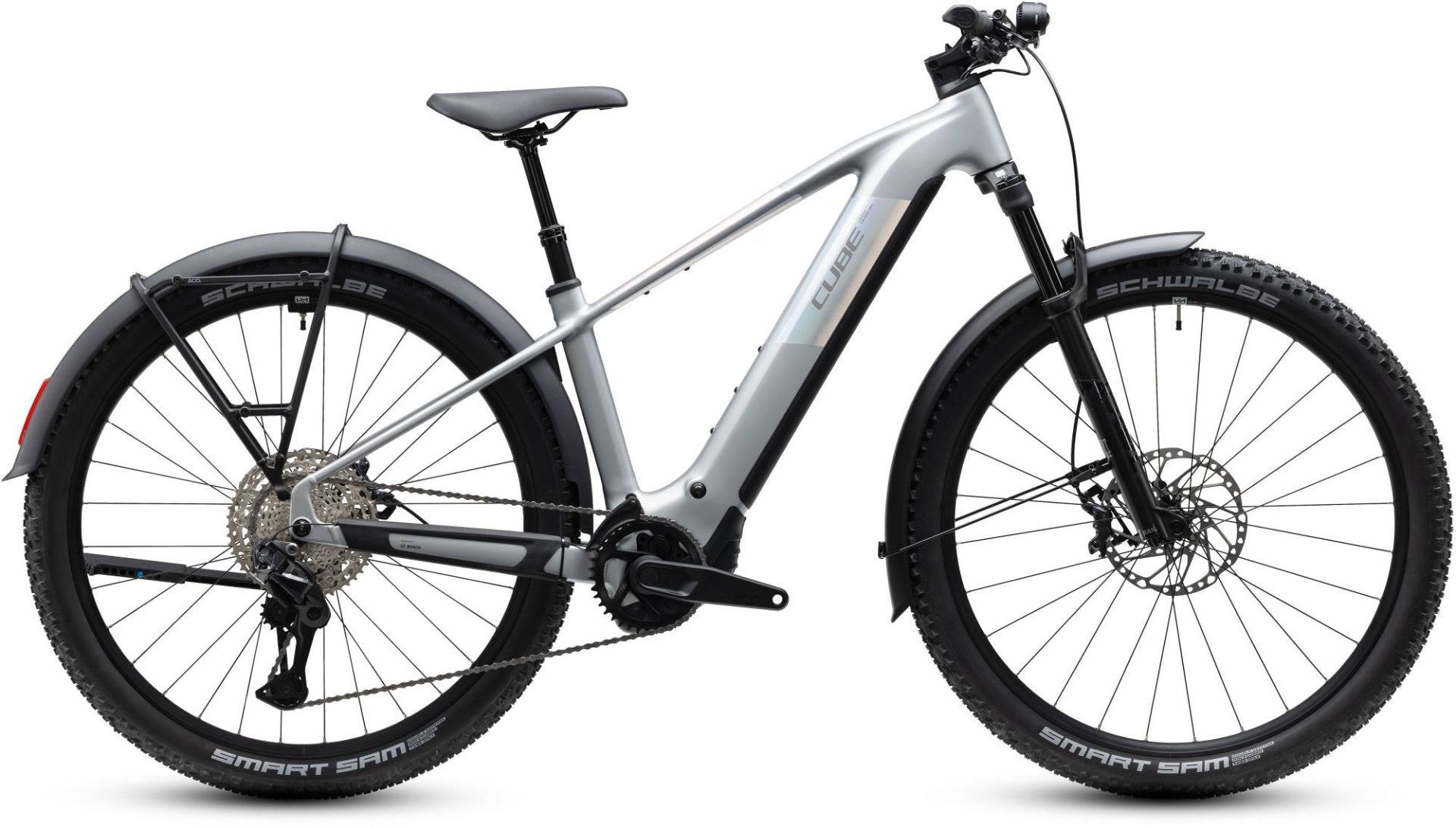 CUBE REACTION HYBRID SLX 800 FE HARDTAIL eMTB BIKE 2027 PLATINUM 'N' REFLEX