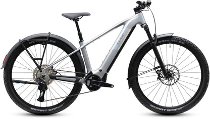 CUBE REACTION HYBRID SLX 800 FE HARDTAIL eMTB BIKE 2027 PLATINUM 'N' REFLEX