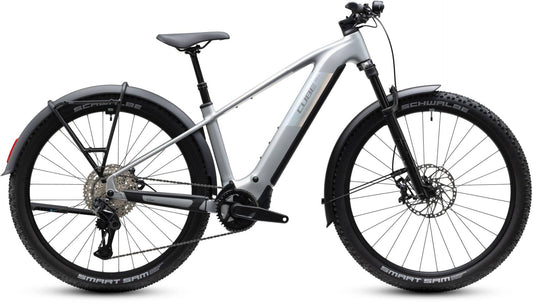 CUBE REACTION HYBRID SLX 800 FE HARDTAIL eMTB BIKE 2027 PLATINUM 'N' REFLEX