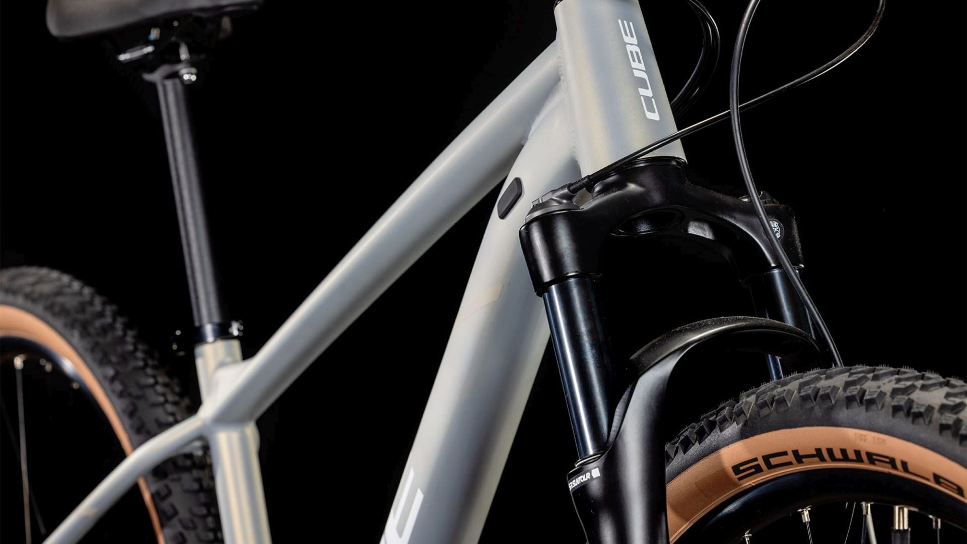 CUBE ATTENTION PRO HARDTAIL MTB BIKE 2025 SWITCHGREY' N 'WHITE