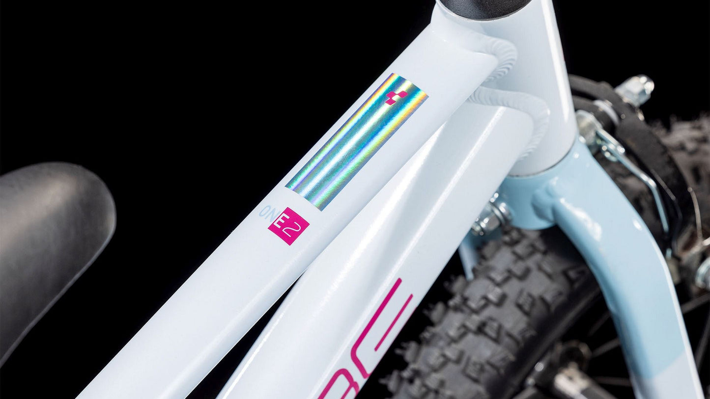 CUBE NUMOVE 120 RT KID'S MTB BIKE 2025 FLASHWHITE' N 'PINK