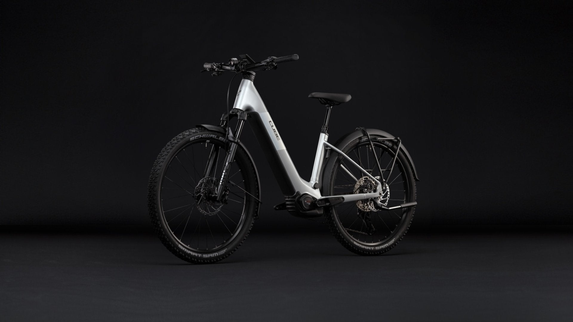 CUBE REACTION HYBRID SLX 800 FE HARDTAIL eMTB BIKE 2027 PLATINUM 'N' REFLEX (EASY ENTRY)