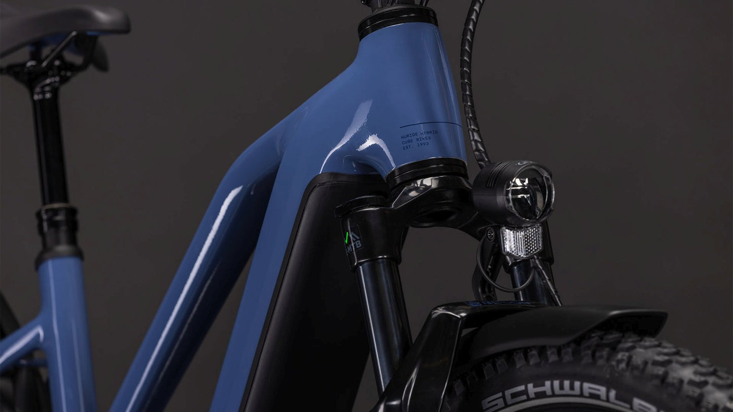 CUBE NURIDE HYBRID EXC 800 TRAPEZE eTREKKING BIKE 2026 JEANSBLUE' N 'BLUE