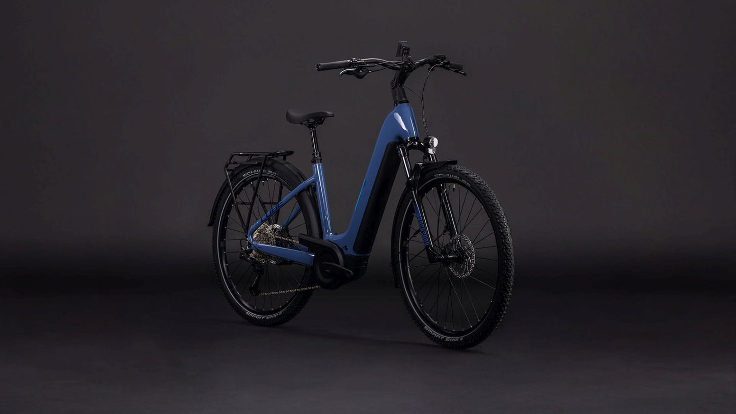CUBE NURIDE HYBRID EXC 800 EASY ENTRY eTREKKING BIKE 2026 JEANSBLUE' N 'BLUE